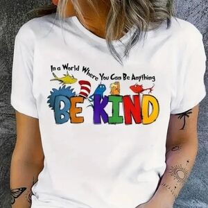 Be Kind Graphic T-shirt 100% Cotton